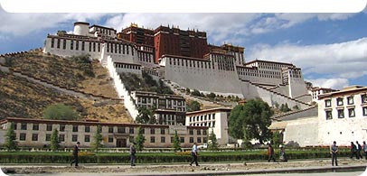 Potala Palace In Tibet
